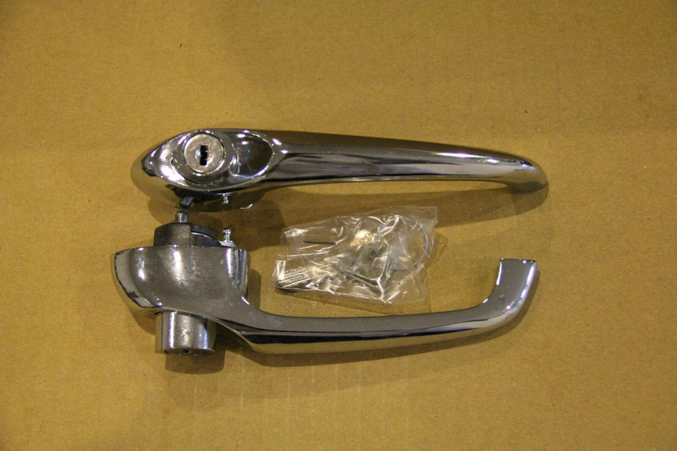 CLASSIC FIAT 500 (1965-1974) OUTER DOOR HANDLE HANDLES KIT WITH KEYS BRAND NEW