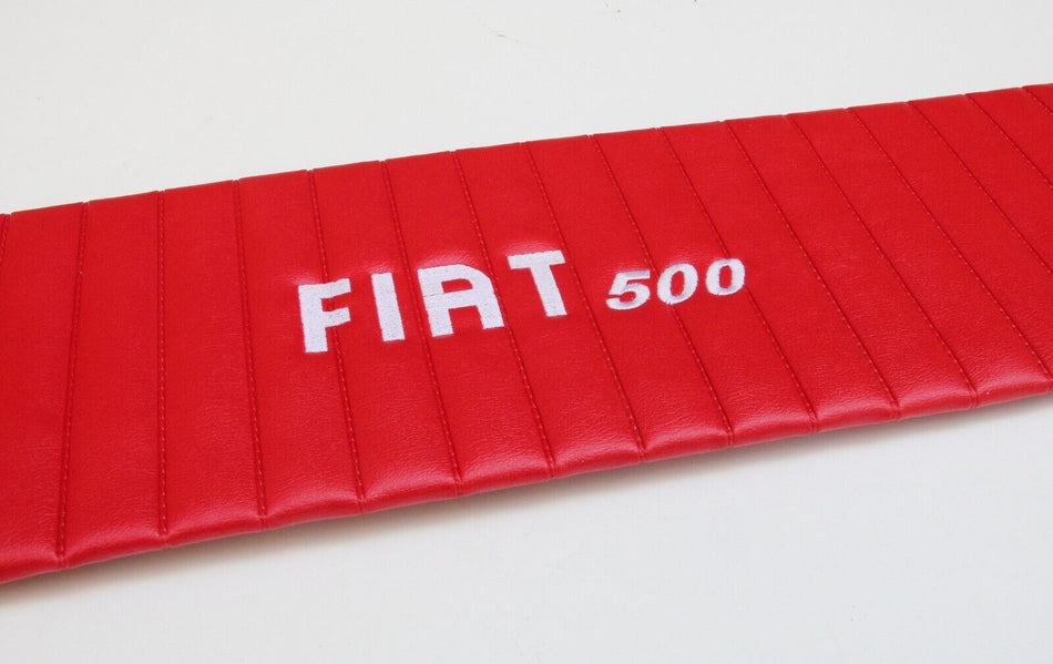 Classic Fiat 500 1965-75 Rear Shelf Rear Cover Rear Trim Red Made in Italy