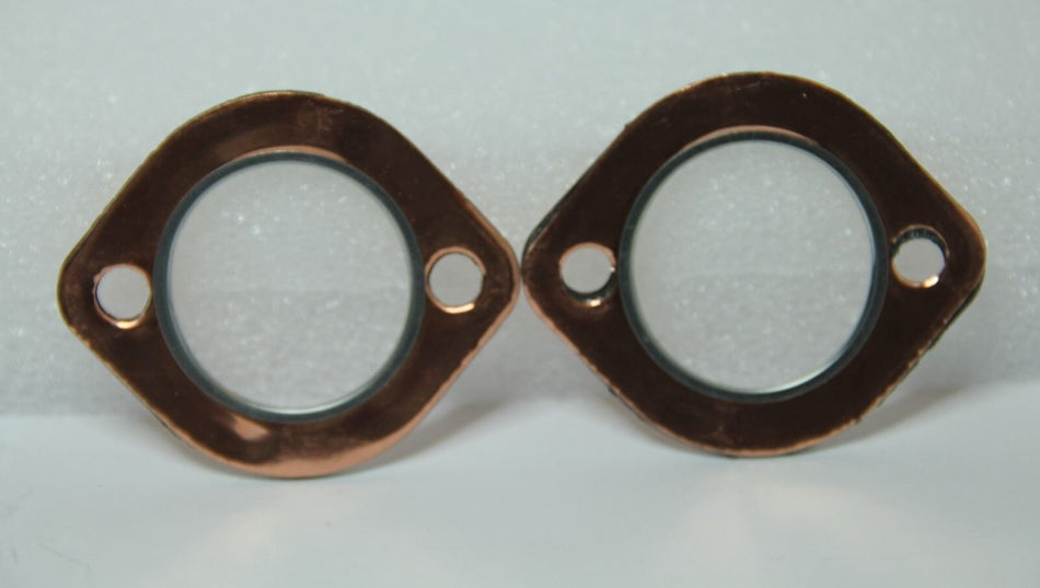 CLASSIC FIAT 500 FIAT 126 COPPER EXHAUST MANIFOLD GASKET (PAIR) HIGHEST QUALITY