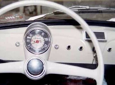 CLASSIC FIAT 500 F ROUND SPEEDO SPEEDOMETER GLASS MPH MILES PER HOUR BRAND NEW