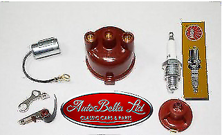 CLASSIC FIAT 500 SERVICE PARTS ELECTRICAL FILTER IGNITION DISTRIBUTION 499cc KIT