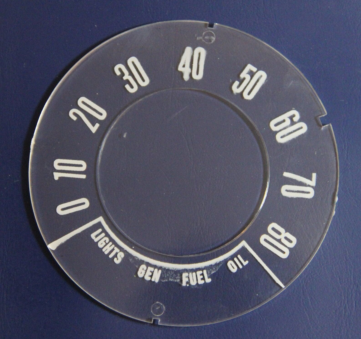 Speedometer Glass CLASSIC FIAT 500 F ROUND SPEEDO SPEEDOMETER GLASS MPH MILES PER HOUR B ...