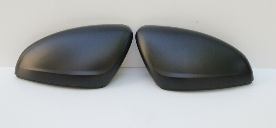 2x PEUGEOT 208 CITROEN C3 2016 BLACK MIRROR COVER CAPS REPLACEMENT BRAND NEW