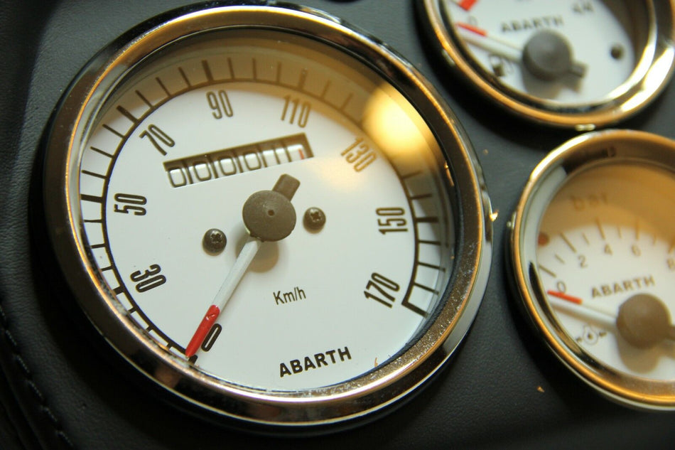 CLASSIC FIAT 500 L 595 ABARTH SPEEDO SPEEDOMETER DASHBOARD DIALS LEATHER BRAND NEW