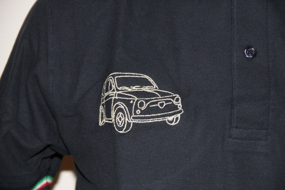 FIAT 500 POLO T-SHIRT - Brand New - Made In Italy